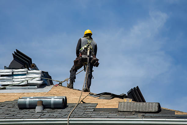 Professional Roofing technician working in Waverly, PA